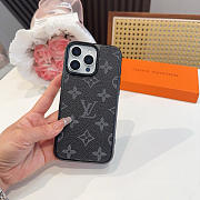 Okify Louis Vuitton Black Phone Case With Monogram  - 4