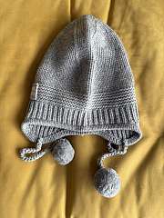 Okify MiuMiu Gray Beanie 26211 - 2