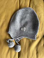 Okify MiuMiu Gray Beanie 26211 - 3
