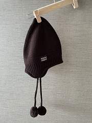 Okify MiuMiu Brown Beanie 26212 - 6