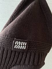Okify MiuMiu Brown Beanie 26212 - 5
