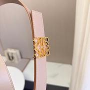 Okify Loewe Beige Belt With Gold Hardware 2.8cm  - 5