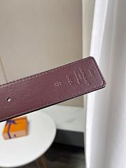 Okify Louis Vuitton Beige Monogram Belt With Gold Hardware 4cm - 4