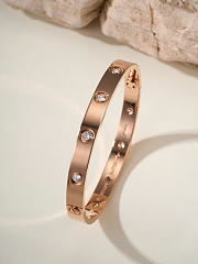 Okify Cartier Love Bracelet With 10 Diamonds 6.1mm  - 4