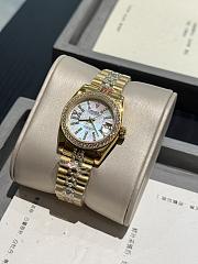 Okify Rolex Datejust Gold Watch For Women In White 31mm - 1