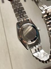 Okify Rolex Mickey Slip Silver Watch In Black 31mm - 5