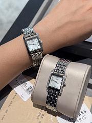 Okify Hermes Cape Cod Silver Watch With Diamond 23x23cm - 4