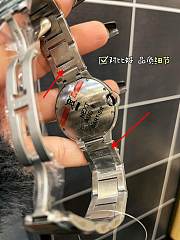 Okify Cartier Ballon Bleu Silver Watch With Diamond 36mm - 5