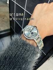 Okify Cartier Ballon Bleu Silver Watch With Diamond 36mm - 4