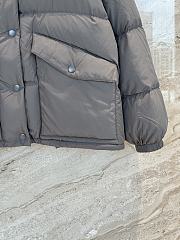 Okify MiuMiu Gray Goose Down Jacket Unisex - 6