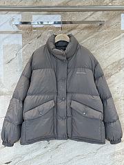 Okify MiuMiu Gray Goose Down Jacket Unisex - 1