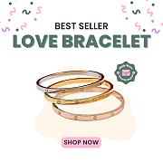 Okify Cartier Love Bracelet 3.65mm 7524 - 1