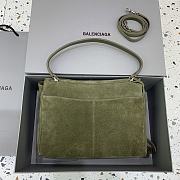 Okify Balenciaga Rodeo Medium Bag In Green Suede 34x11x24cm - 2