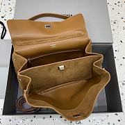 Okify Balenciaga Rodeo Medium Bag In Brown Caramel Suede 34x11x24cm - 2