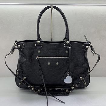 Okify Balenciaga Neo Cagole XL Bag In Black 46.5x30x13cm