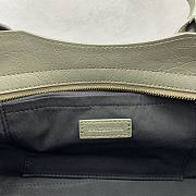Okify Balenciaga Le City Bag In Olive Green 31x19x9cm  - 4
