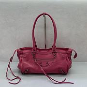 Okify Balenciaga Le City Bag In Pink 31x19x9cm  - 1