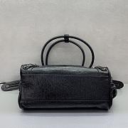 Okify Balenciaga Le City Bag In Black 31x19x9cm  - 4