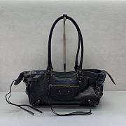 Okify Balenciaga Le City Bag In Black 31x19x9cm  - 1