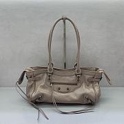 Okify Balenciaga Le City Bag In Beige 31x19x9cm  - 1