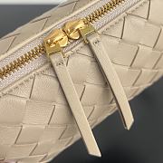 Okify Bottega Veneta Concert Pouch Intrecciato Bag In Beige 18.5x11.5x8.5cm - 2