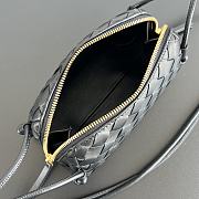 Okify Bottega Veneta Concert Pouch Intrecciato Bag In Black 18.5x11.5x8.5cm - 3