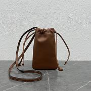 Okify Celine Triomphe Phone Pouch In Brown 20.5x12cm - 5