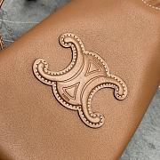 Okify Celine Triomphe Phone Pouch In Brown 20.5x12cm - 3