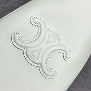 Okify Celine Triomphe Phone Pouch In Light Green 20.5x12cm - 4