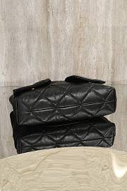 Okify CC 25K Hobo Shopping Bag In Black Lambskin 38x26x11cm - 6