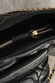 Okify CC 25K Hobo Shopping Bag In Black Lambskin 38x26x11cm - 4