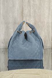 Okify CC Hobo Bag In Denim Blue 40x30x15cm - 5