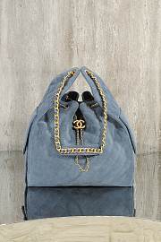 Okify CC Hobo Bag In Denim Blue 40x30x15cm - 2