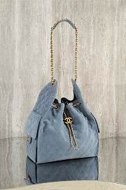 Okify CC Hobo Bag In Denim Blue 40x30x15cm - 1