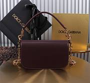 Okify Dolce & Gabbana 3.5 Bag In Dark Brown 11x19x5cm - 5