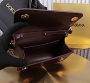 Okify Dolce & Gabbana 3.5 Bag In Dark Brown 11x19x5cm - 3