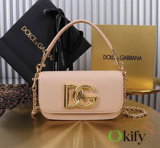 Okify Dolce & Gabbana 3.5 Bag In Nude 11x19x5cm - 1