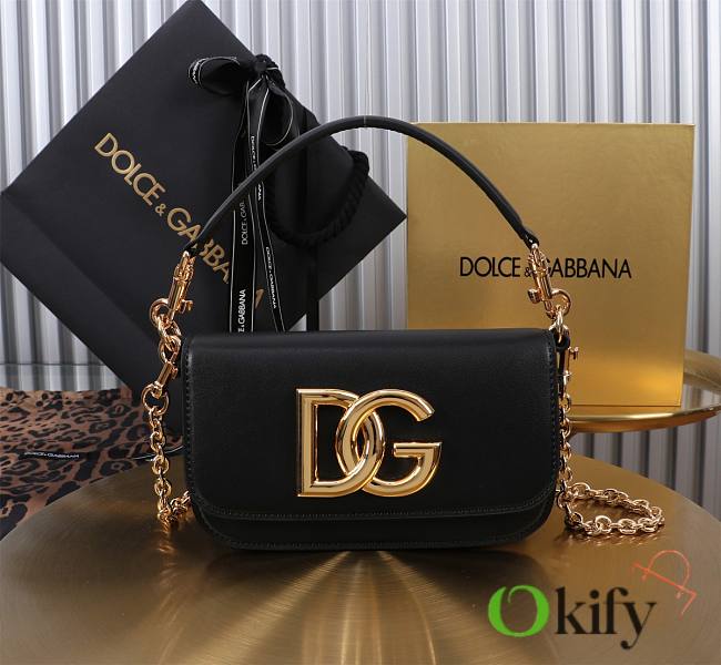 Okify Dolce & Gabbana 3.5 Bag In Black 11x19x5cm - 1