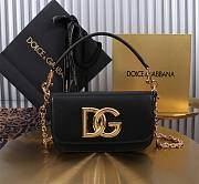 Okify Dolce & Gabbana 3.5 Bag In Black 11x19x5cm - 1