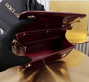 Okify Dolce & Gabbana 3.5 Bag In Red Patent 11x19x5cm - 5