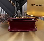 Okify Dolce & Gabbana 3.5 Bag In Red Patent 11x19x5cm - 4