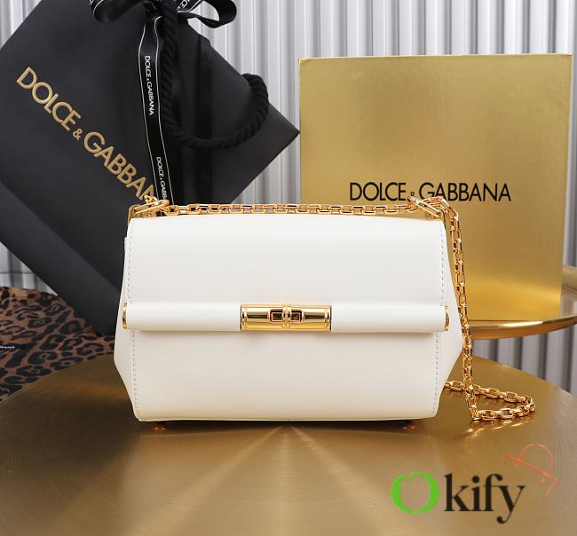 Okify Dolce & Gabbana Marlene Bag In White 18x10.6x7cm - 1