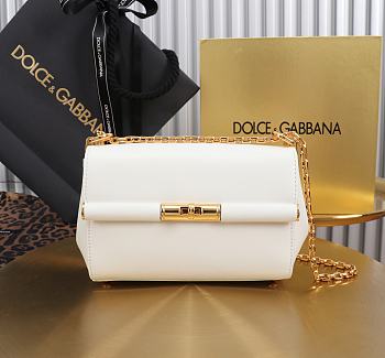 Okify Dolce & Gabbana Marlene Bag In White 18x10.6x7cm
