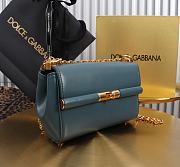 Okify Dolce & Gabbana Marlene Bag In Dark Blue 18x10.6x7cm - 4
