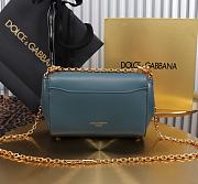Okify Dolce & Gabbana Marlene Bag In Dark Blue 18x10.6x7cm - 3
