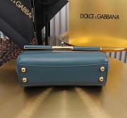 Okify Dolce & Gabbana Marlene Bag In Dark Blue 18x10.6x7cm - 2