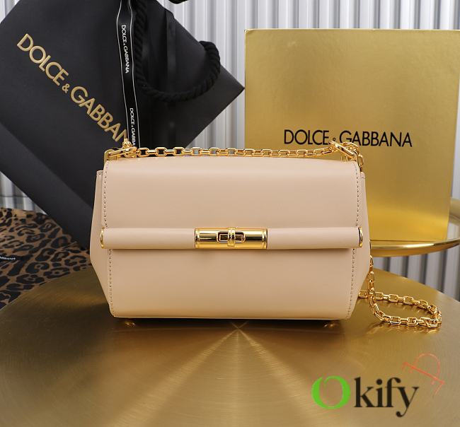 Okify Dolce & Gabbana Marlene Bag In Nude 18x10.6x7cm - 1