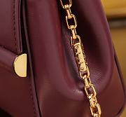 Okify Dolce & Gabbana Marlene Bag In Dark Red 18x10.6x7cm - 6