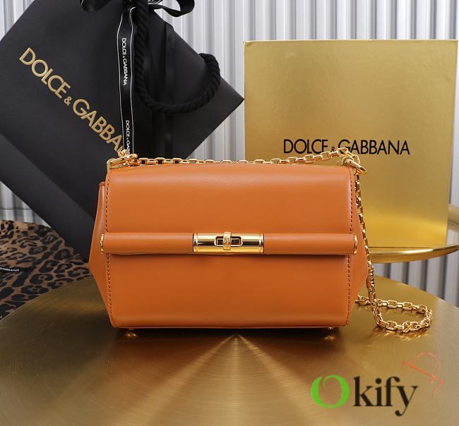 Okify Dolce & Gabbana Marlene Bag In Orange 18x10.6x7cm - 1