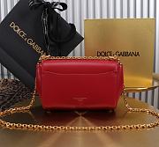 Okify Dolce & Gabbana Marlene Bag In Red 18x10.6x7cm - 5